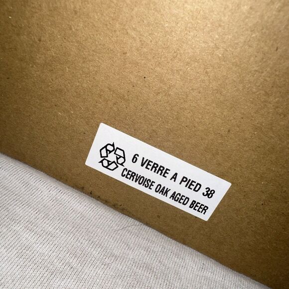 NEW 6 Innis & Gunn Oak Aged Beer 7" Stemmed Glass 11oz Brewed in Scotland Vtg - Picture 5 of 5